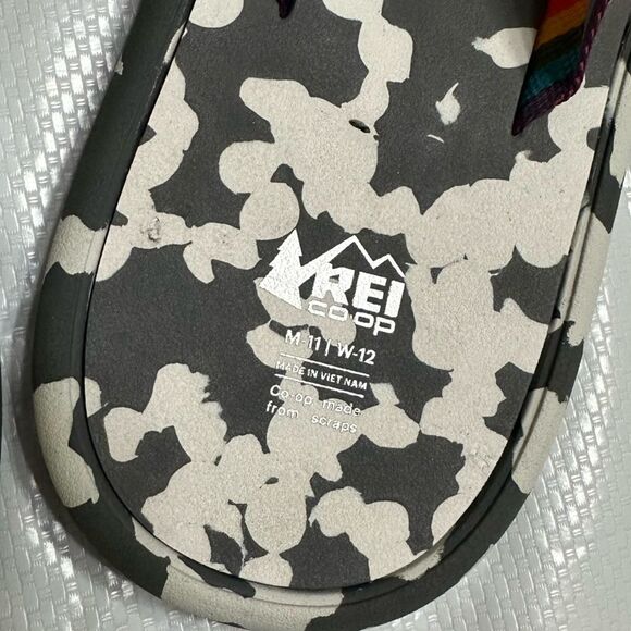 REI Coop Pride Unisex Thong Flipflops Size M11 NWOT - Picture 4 of 5